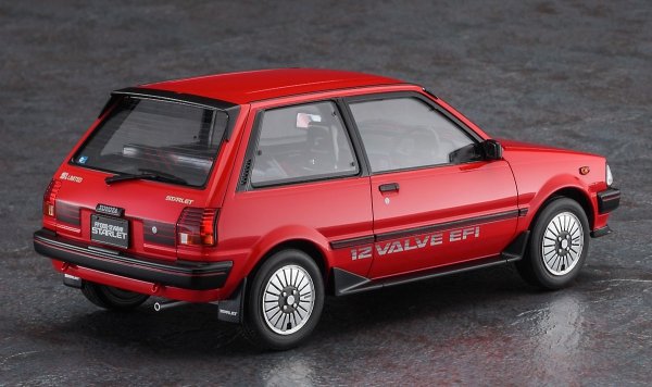 Hasegawa 20660 Toyota Starlet EP71 Si-Limited (3 Door) Middle Version &quot;Red Color&quot; 1/24