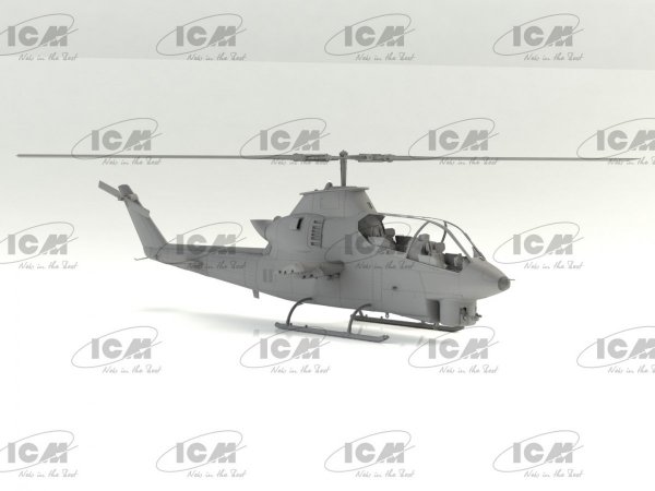 ICM 32062 AH-1G Cobra with Vietnam War US Helicopter Pilots