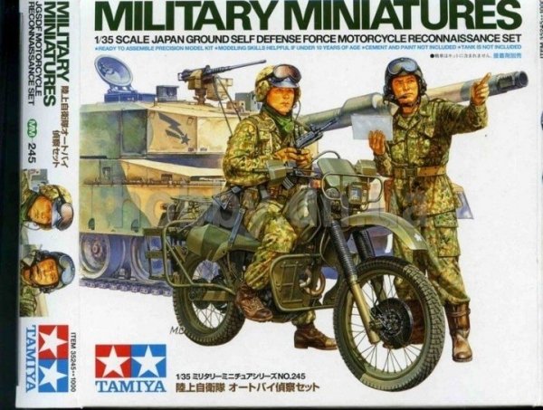 Tamiya 35245 JGSDF Motorcycle Recon. Set