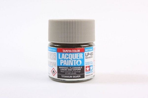 Tamiya 82163 LP-63 Titanium Silver 10ml