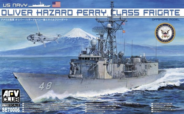 AFV Club SE70006 1/700 U.S. Navy Oliver Hazard Perry Class Frigate
