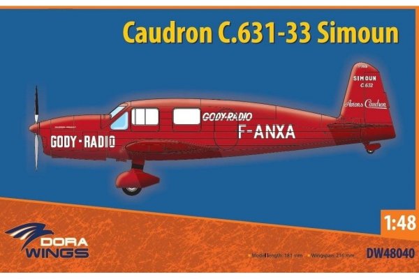 Dora Wings 48040 Caudron C.631/633 Simoun
