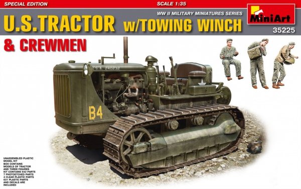 Mini Art 35225 US Tractor w/Towing Winch Sp.Edit 1/35