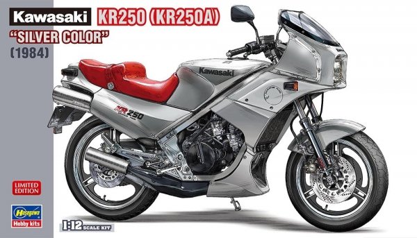Hasegawa 21747 Kawasaki KR250A 'Silver Color' 1/12