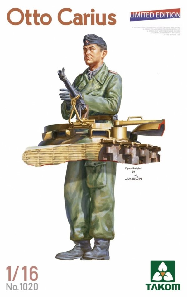 Takom 1020 Otto Carius Limited Edition 1/16