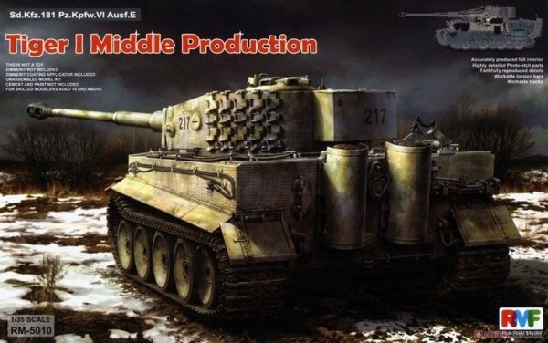 RFM-5010 Tiger I Middle Prod. - Full Interior