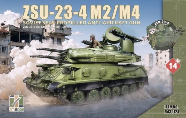 Zimi Model 35124 ZSU-23-4 M2/M4 Soviet SPAAG 1/35
