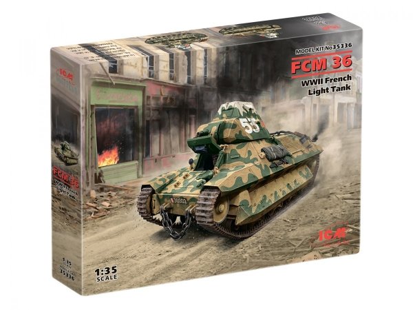 ICM 35336 FCM 36 - WWII French Light Tank
