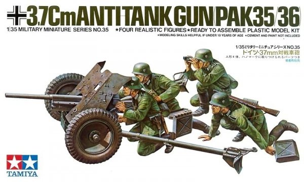 Tamiya 35035 Ger. 37mm Anti-tank