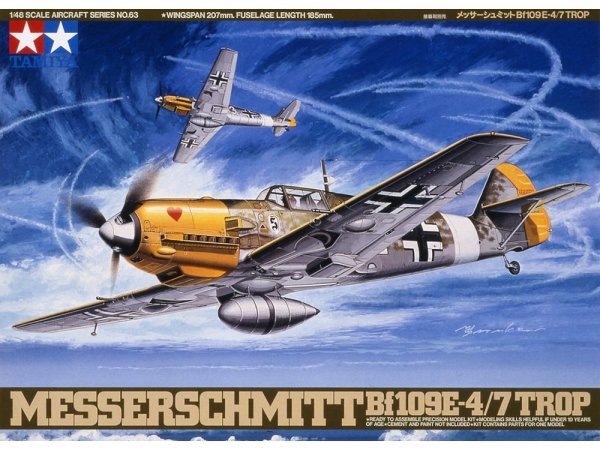 Tamiya 61063 Bf109E-4/7