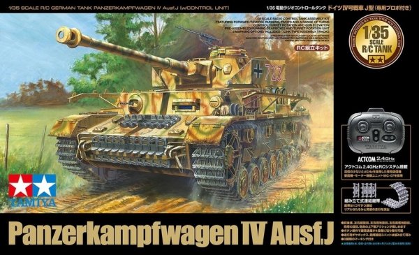 Tamiya 48218 1/35 German Tank Panzerkampfwagen IV Ausf.J (w/Control Unit)