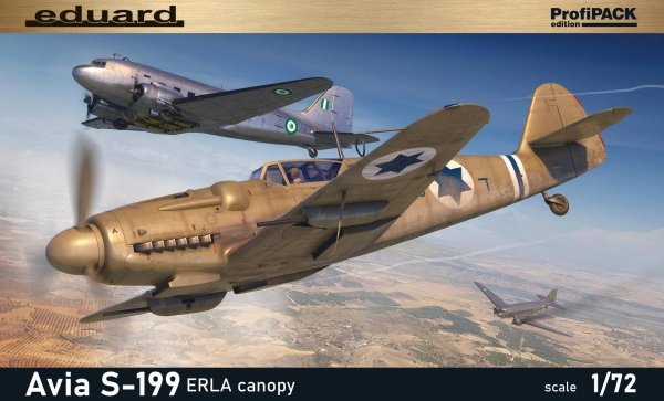 Eduard 70152 Avia S-199 Erla canopy Profipack edition 1/72