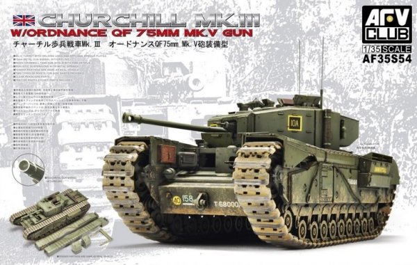 AFV Club AF35S54 Churchill Mk.3/75Mm(Limited)