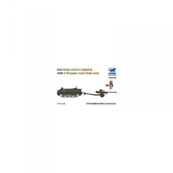 Bronco CB35189 Brit. Loyd Carrier w/6 p. Anti-Tank