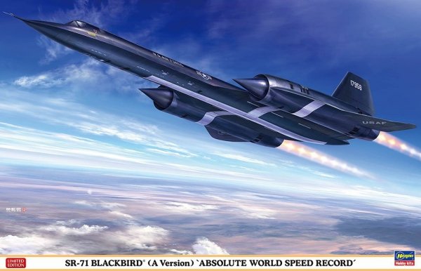 Hasegawa 02425 SR-71 Blackbird (A Version) 'Absolute World Speed Record' 1/72