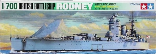 Tamiya 77502 Rodney Bri. Battleship 1/700