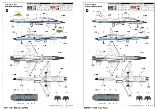 Trumpeter 02878 Us T-38C Talon (Nasa)
