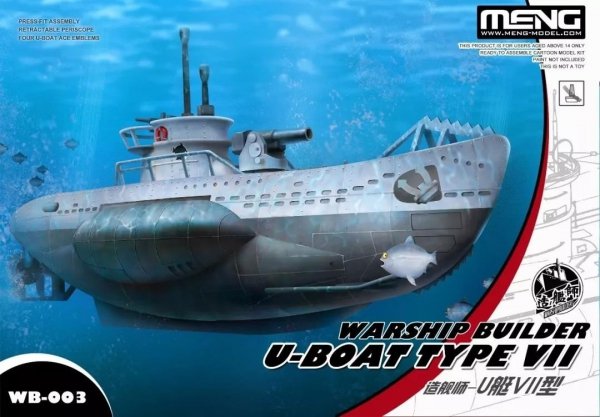 Meng WB-003 Warship Builder U-Boat Type VII -Toon
