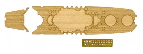 Fujimi 460635 NX-1 EX-1 1/700 Wood Deck Seal for IJN Battleship Yamato (w/Ship Name Plate)