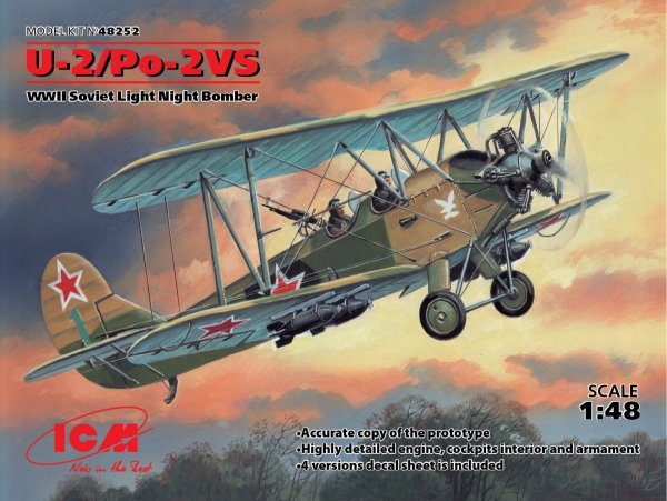 ICM 48252 U-2/Po-Avs Night Light B. 1/48