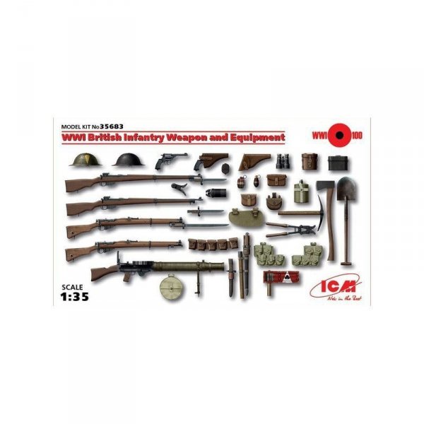 Icm 35683 WWI British Weapons & Eq.