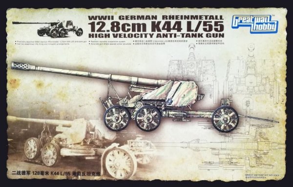 Great Wall Hobby L3523 Ger.12,8Cm K44 L/55 1/35