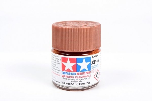 Tamiya 81706 Acrylic Mini XF-6 Copper 10ml