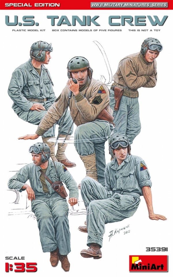 Mini Art 35391 U.S. Tank  Crew. Special Edition 1/35