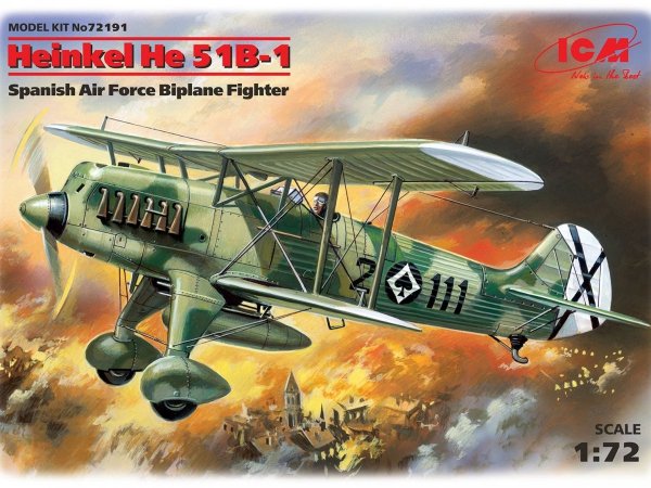 ICM 72191 Heinkel He-51 B-1 1/72