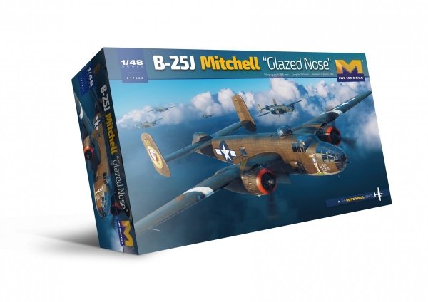 HK Model F008 B-25J Mitchell &quot;Glazed Nose&quot; 1/48
