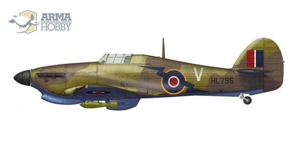 Arma Hobby 70042 Hurricane Mk II/C  Expert set 1/72