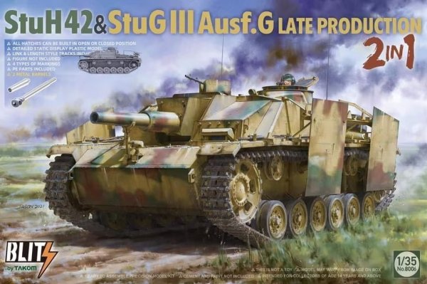 Takom 8006 StuH42&amp;StuG III Ausf.G  Late Production 2in1 1/35