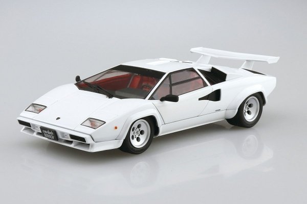 Aoshima 05945 1/24 SC#9 &#039;85 Lamborghini Countach 5000QV