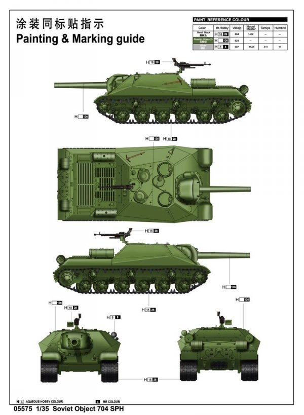 Trumpeter 05575 Soviet Project 704
