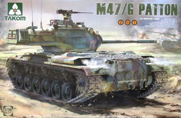 Takom 2070 US Medium tank M47/G ( 2-1 ) 1/35