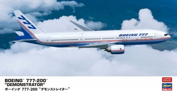 Hasegawa 10857 Boeing 777-200 'Demonstrator' 1/200