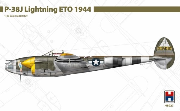 Hobby 2000 48027 P-38J Lightning ETO 1944 1/48