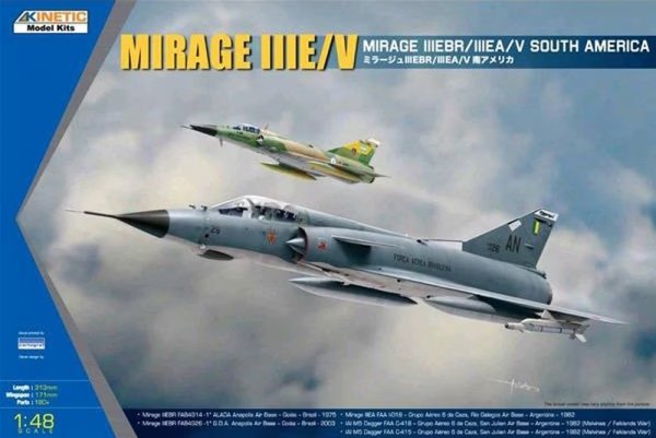 Kinetic 48052 1/48 South American Mirage III/IV
