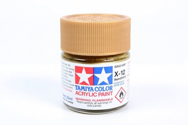 Tamiya 81012 X-12 Gold Leaf 23ml