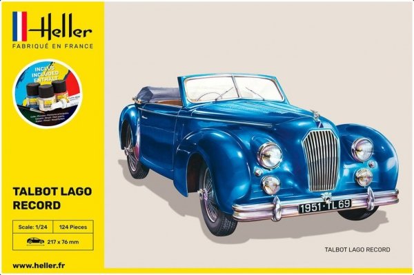Heller 56711 Starter Set -Talbot Lago Record 1/24