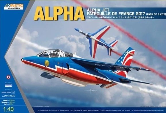 Kinetic 48064 Alpha Jet Patrouille de 2017 -1 kit
