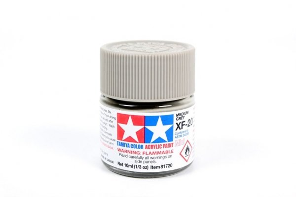 Tamiya 81720 Acrylic Mini XF-20 Medium Grey 10ml