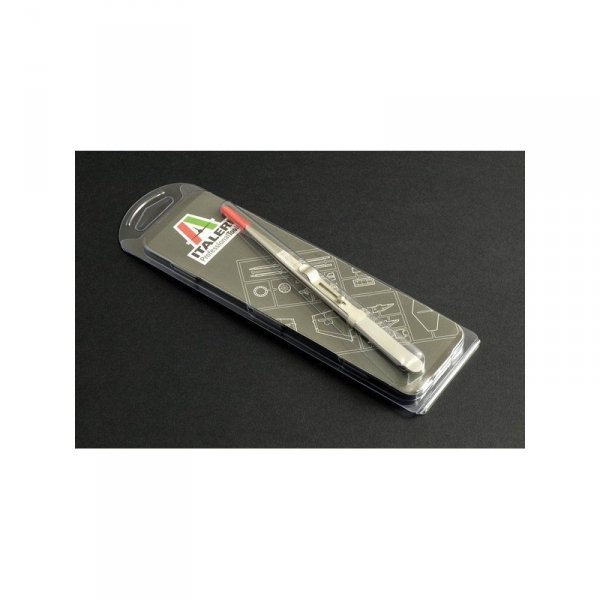 Italeri 50821 Fine serrated locking tweezers - 160mm