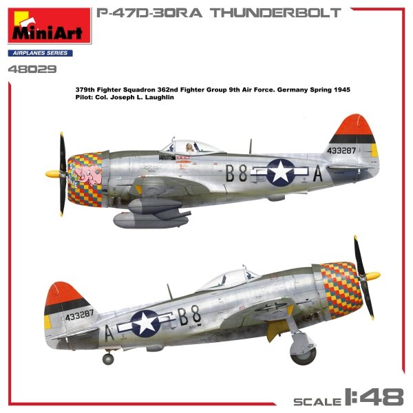 Mini Art 48029 P-47D-30RA Thunderbolt Advanced Kit 1/48