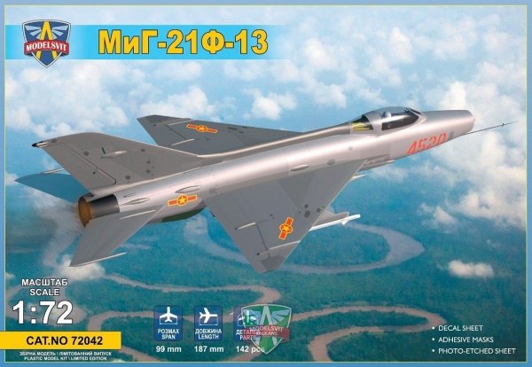 Model Svit 72042 Mig-21 F-13