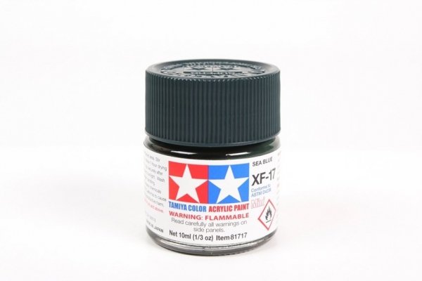 Tamiya 81717 Acrylic Mini XF-17 Sea Blue 10ml