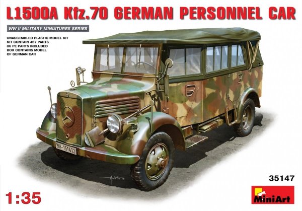 Mini Art 35147 L1500A(Kfz.70) P.C. 1/35