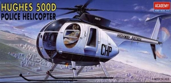 Academy 12249 Hughes Police 500 1/48