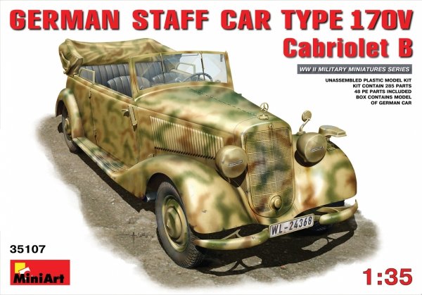 Mini Art 35107 Ger. Staff Car 170V 1/35