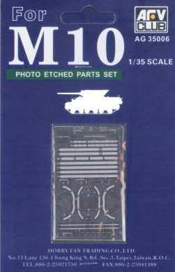 AFV Club AG35006 M10 Etching Parts 1/35